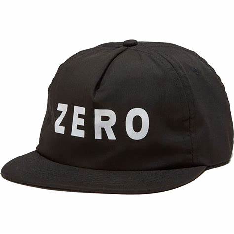 ZERO ARMY APPLIQUE BLACK SNAPBACK HAT