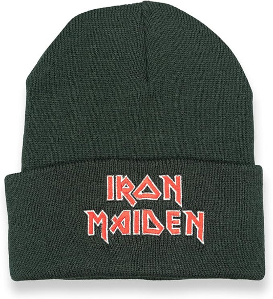 2Bhip Iron Maiden Black Cuff Beanie