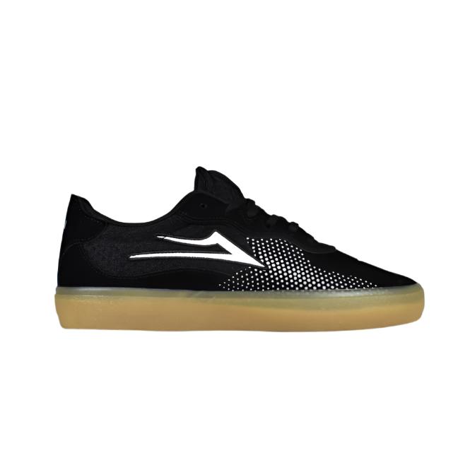 LAKAI ESSEX BLACK / GLOW SUEDE SHOES