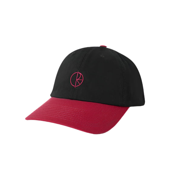 Polar Skateboarding Sai Cap Stroke Logo Black/Redcurrant S/M