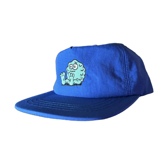 Booger Logo 5 Panel Snapback Blue