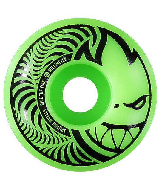 Spitfire Green Hypno-Swirl 53MM Wheels