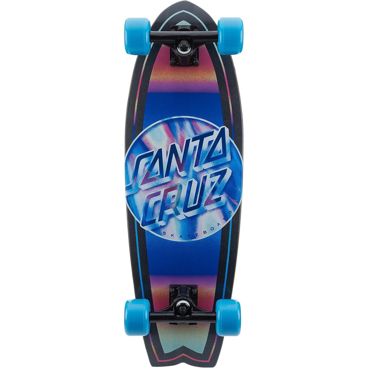 Santa Cruz Iridescent Dot Shark Cruiser Complete - 8.8" x 27.7"